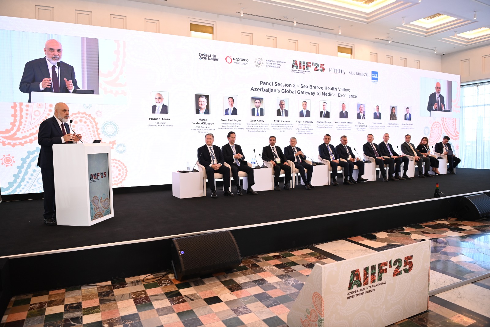 Parallel session held on “Sea Breeze Health Valley: Azerbaijan’s Global Gateway to Medical Excellence”