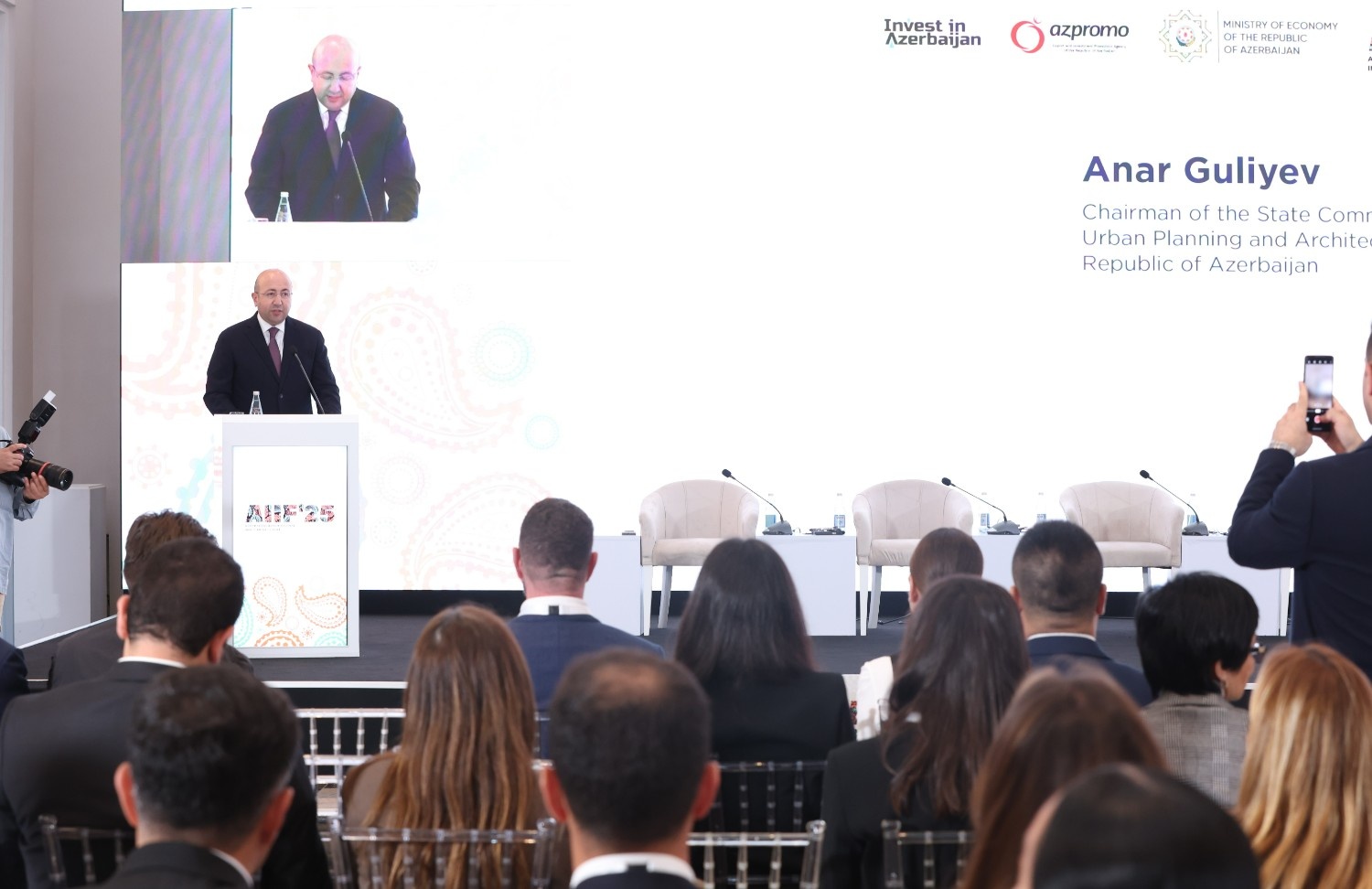 At First Azerbaijan International Investment Forum, panel session titled “Sea Breeze and Real Estate” held
