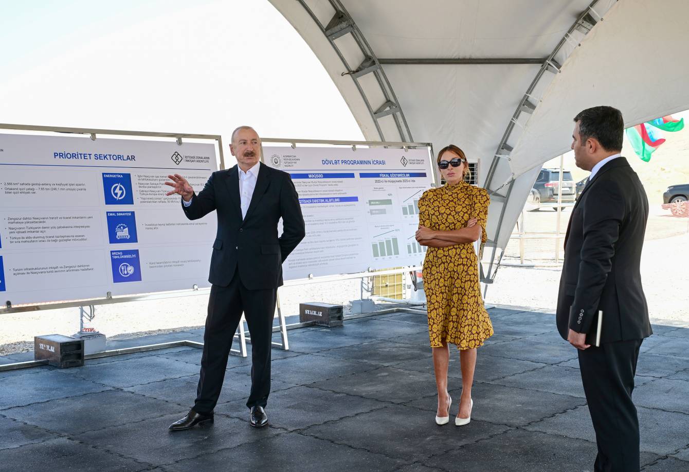 President of the Republic of Azerbaijan Ilham Aliyev laid the foundation stone for the Nakhchivan Industrial Park