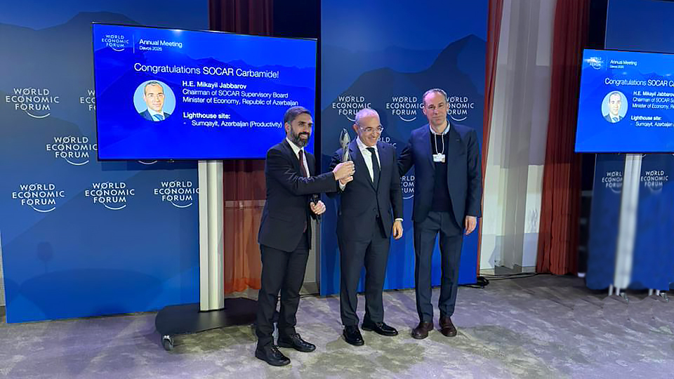 SOCAR Carbamide has been admitted as a member of the prestigious Global Lighthouse Network of the World Economic Forum