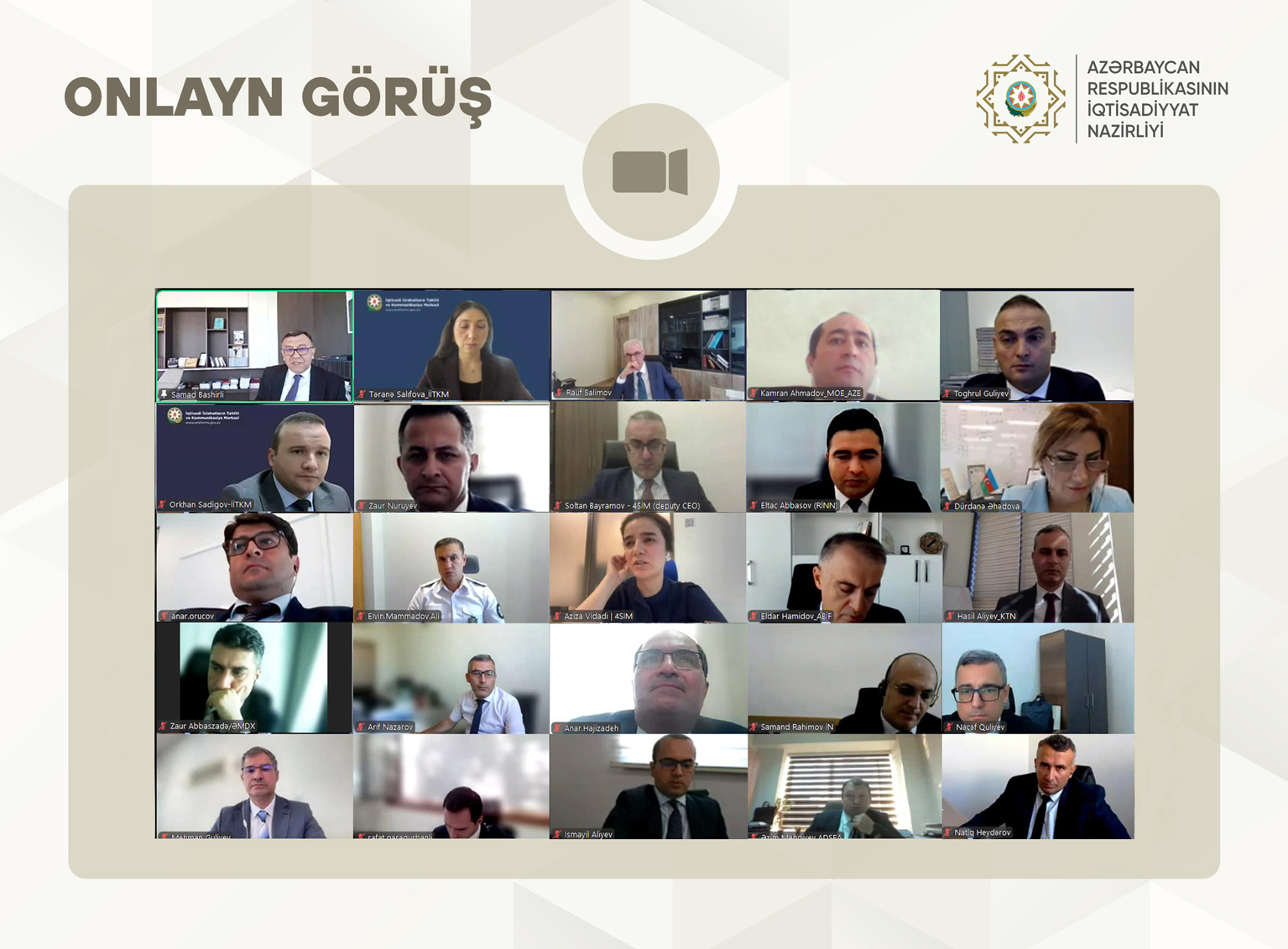 “İqtisadi artım üzrə işçi qrupu”nun növbəti iclası keçirilib