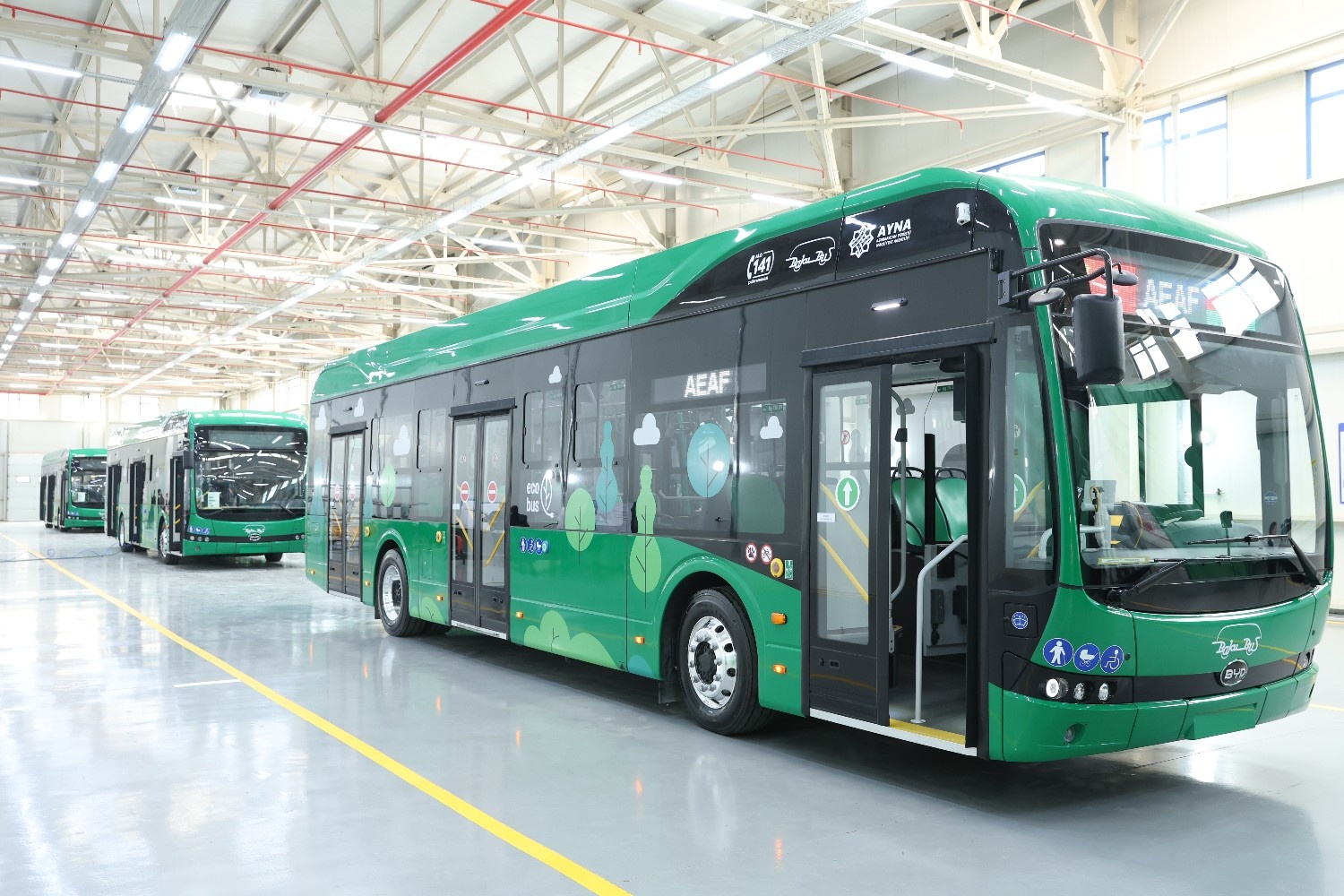 Assembly of Electric Buses in Azerbaijan Successfully Continues